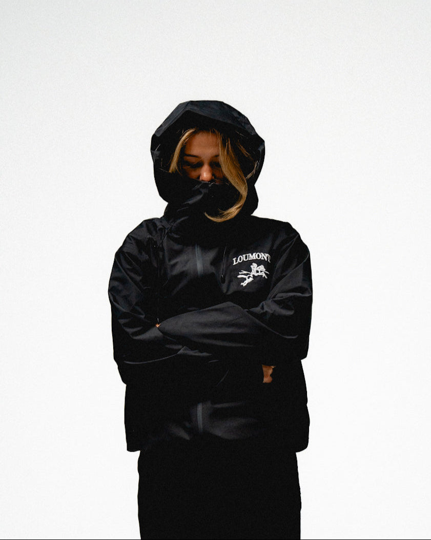 BLACK WINDBREAKER