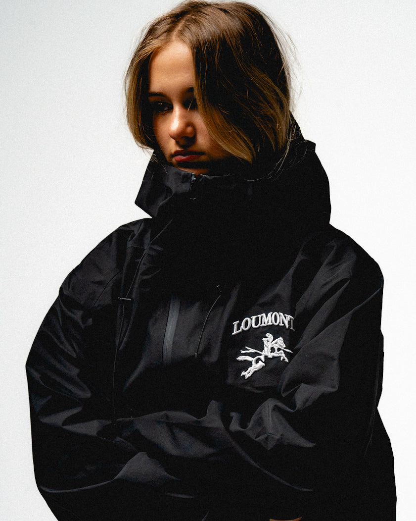 BLACK WINDBREAKER