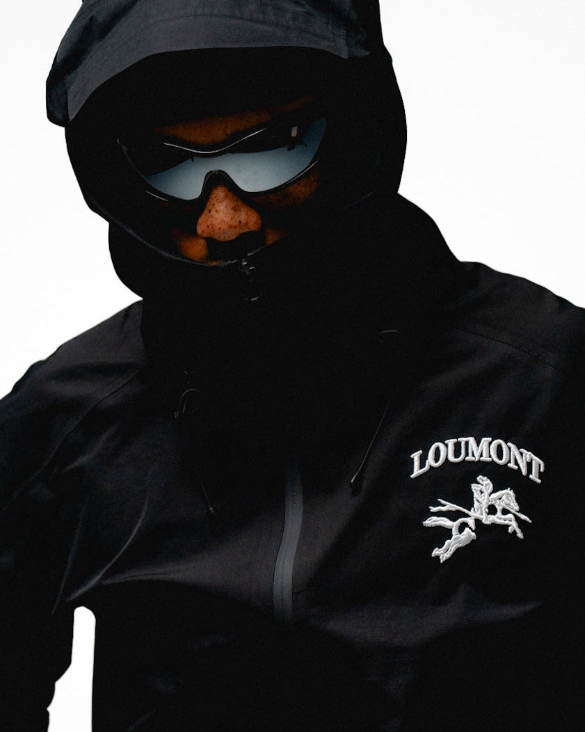 BLACK WINDBREAKER