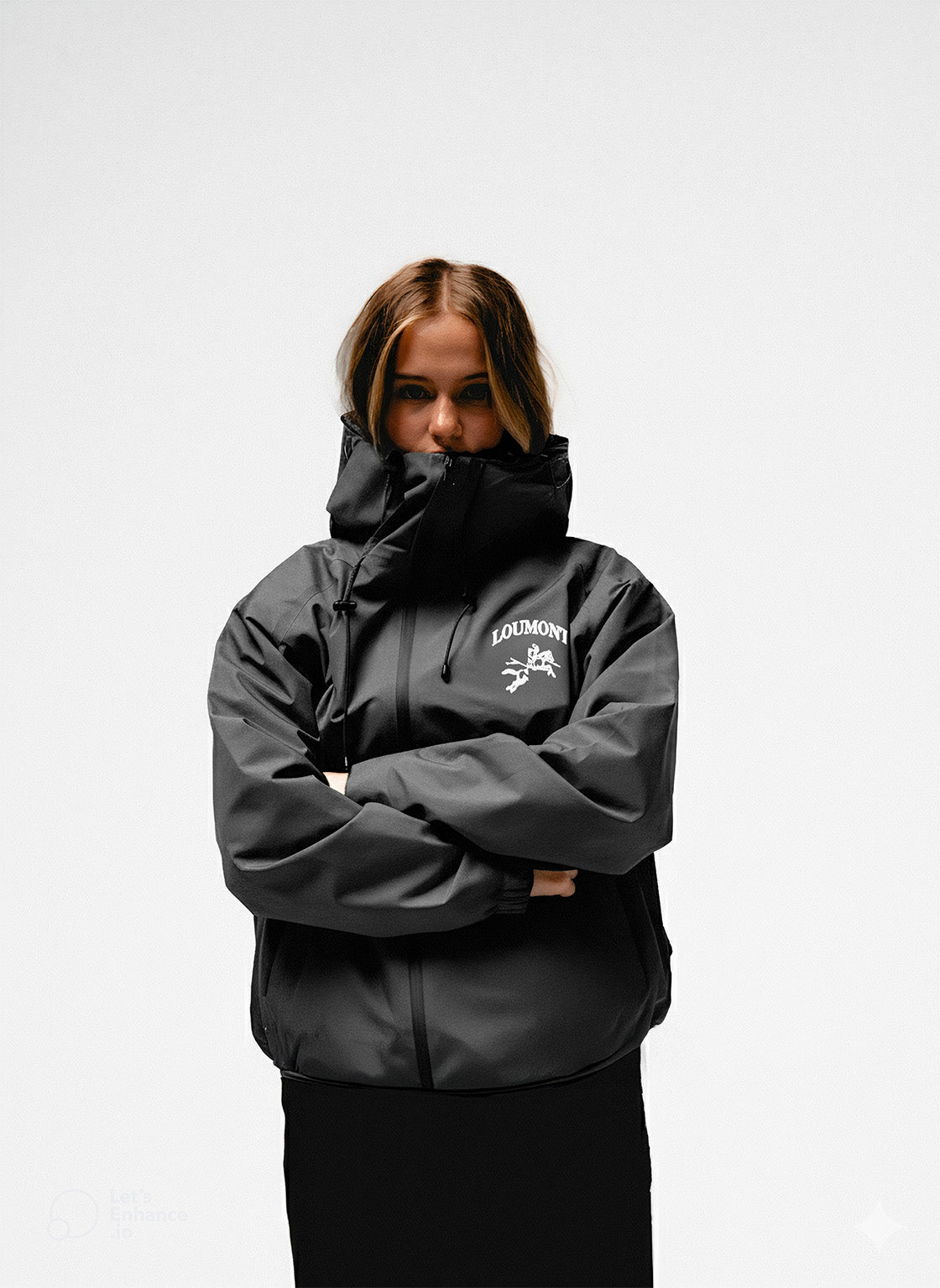 GREY WINDBREAKER