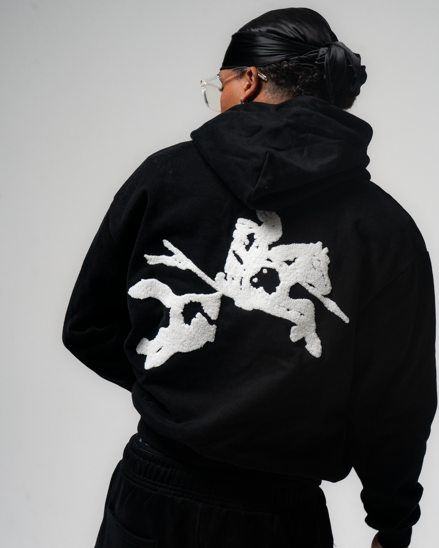 BLACK UNIVERSITY HOODIE