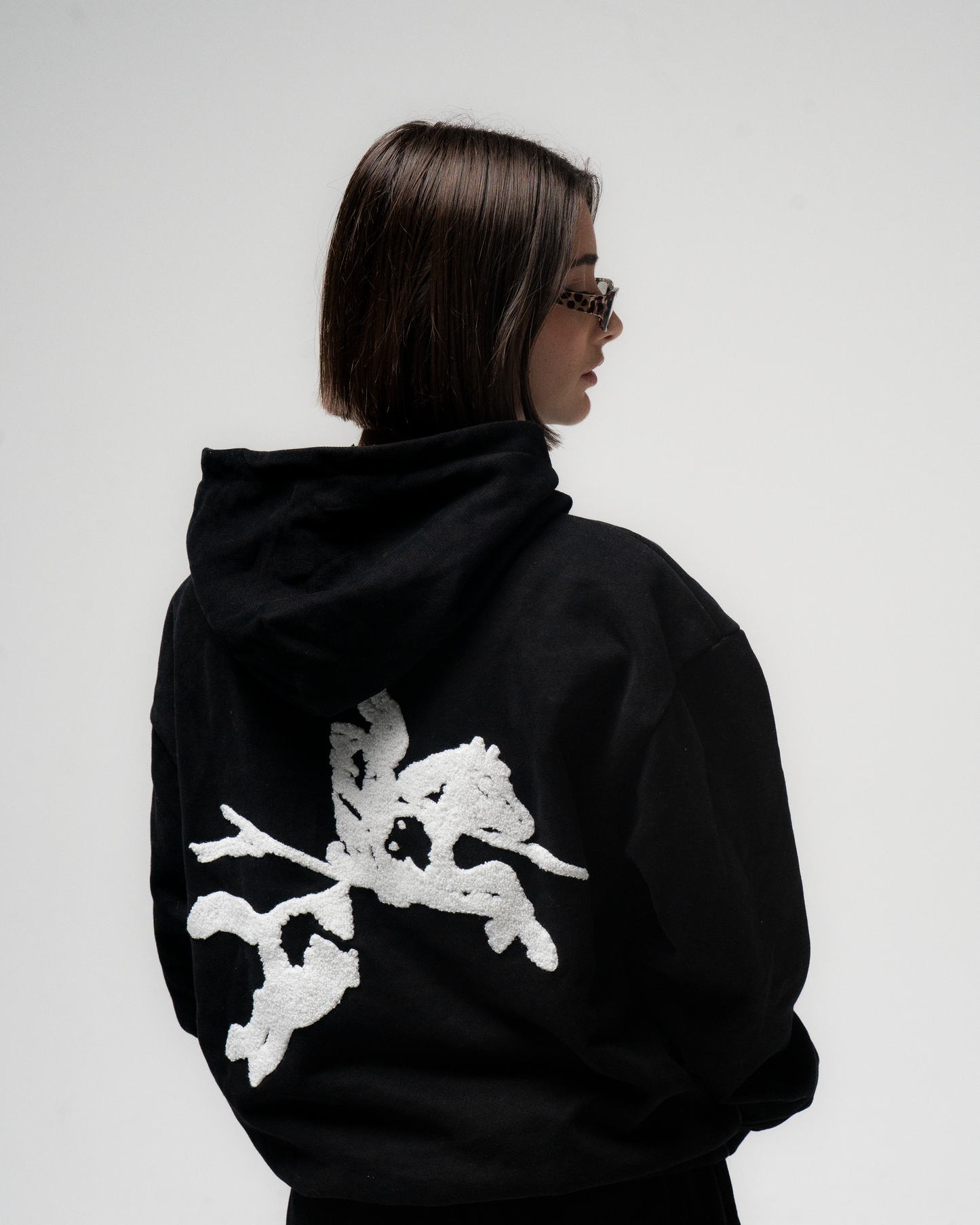 BLACK UNIVERSITY HOODIE