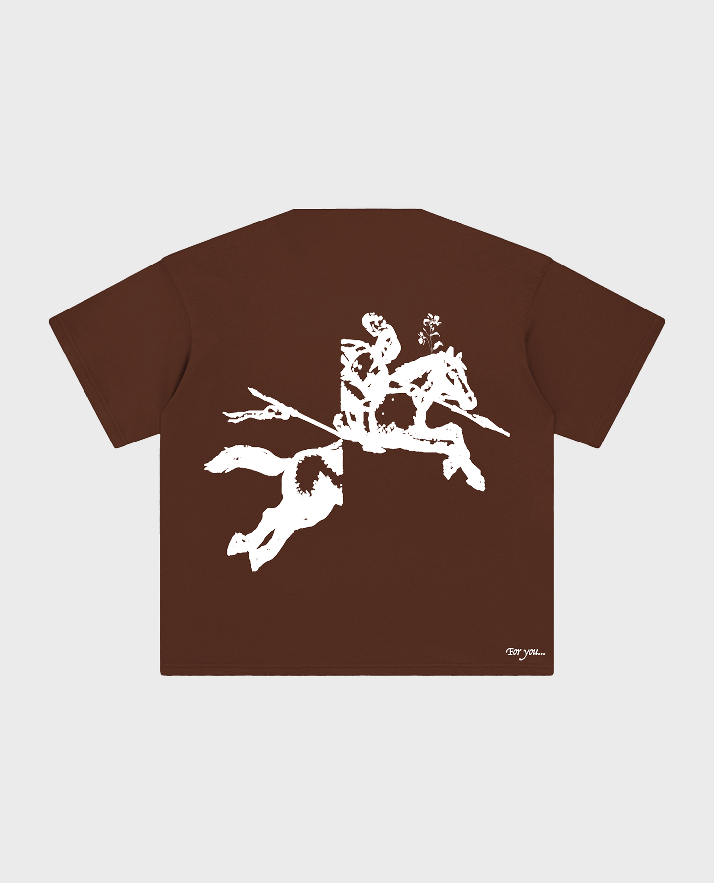 BROWN T-SHIRT F.F.