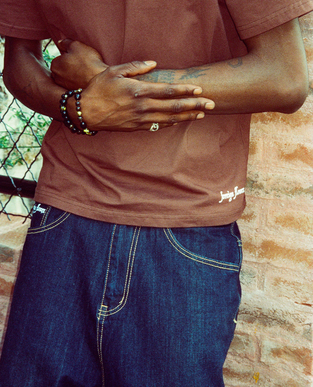BROWN T-SHIRT F.F.