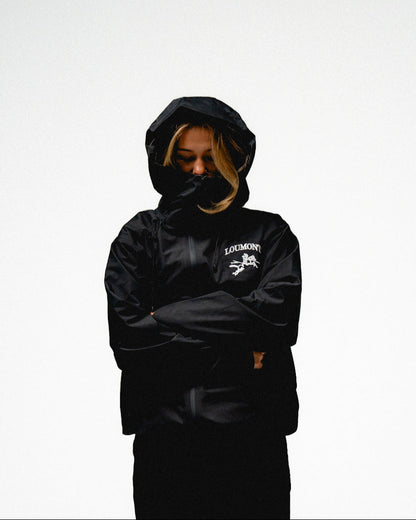 BLACK WINDBREAKER
