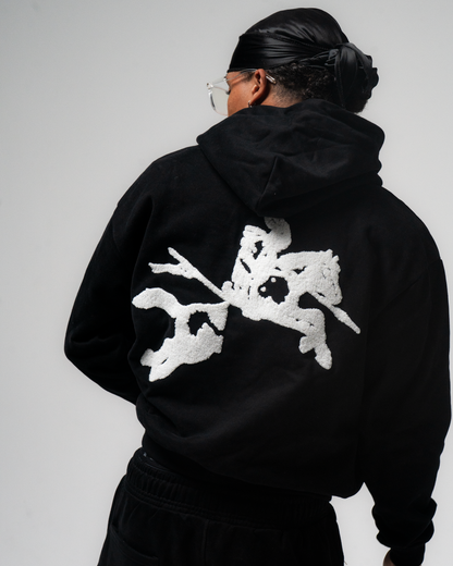 BLACK UNIVERSITY HOODIE