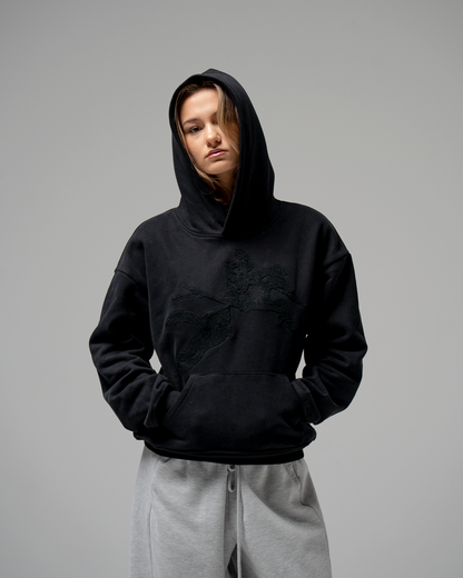 VENTABLACK HORSE HOODIE