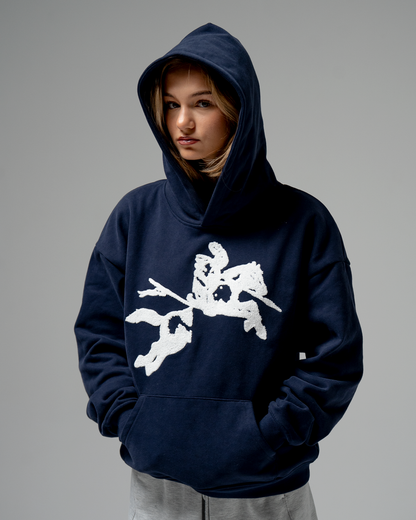BLUE HORSE HOODIE