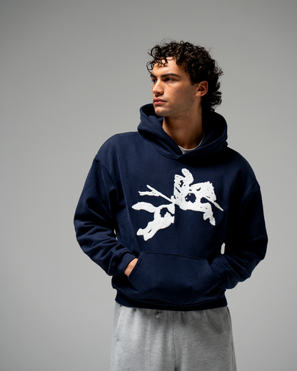 BLUE HORSE HOODIE