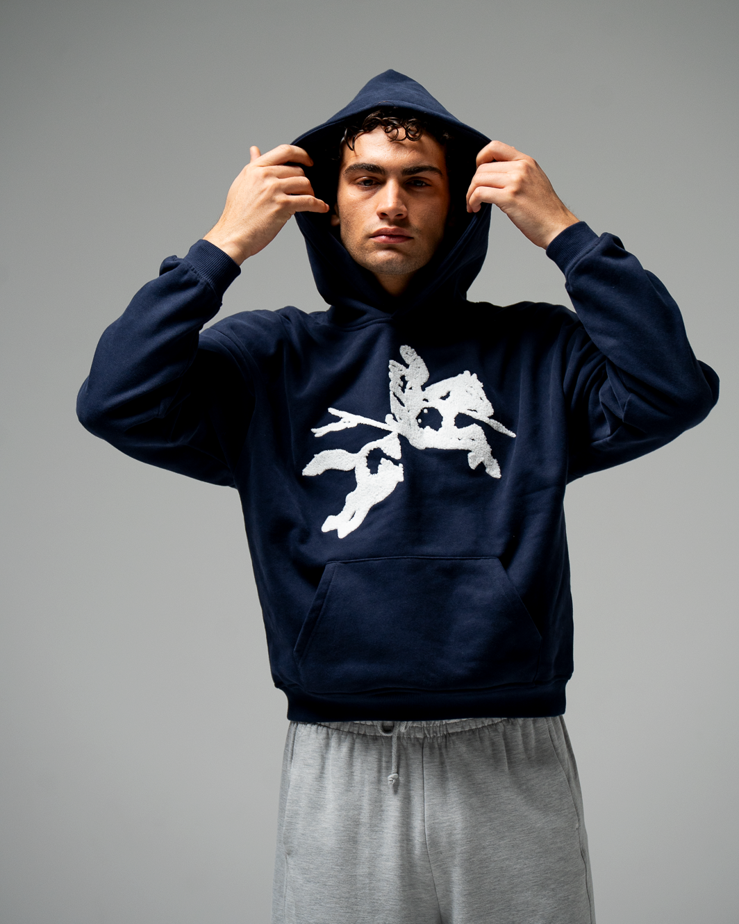 BLUE HORSE HOODIE