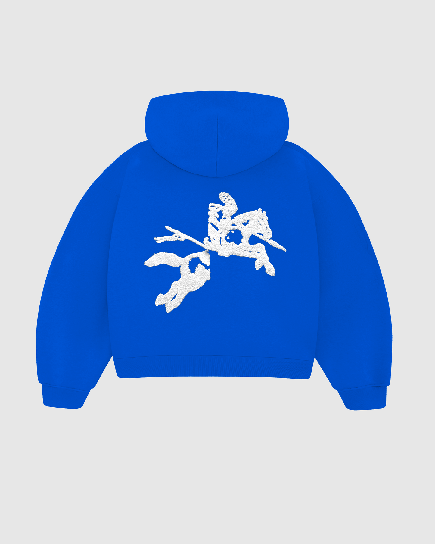 BLUE ZIP-HOODIE